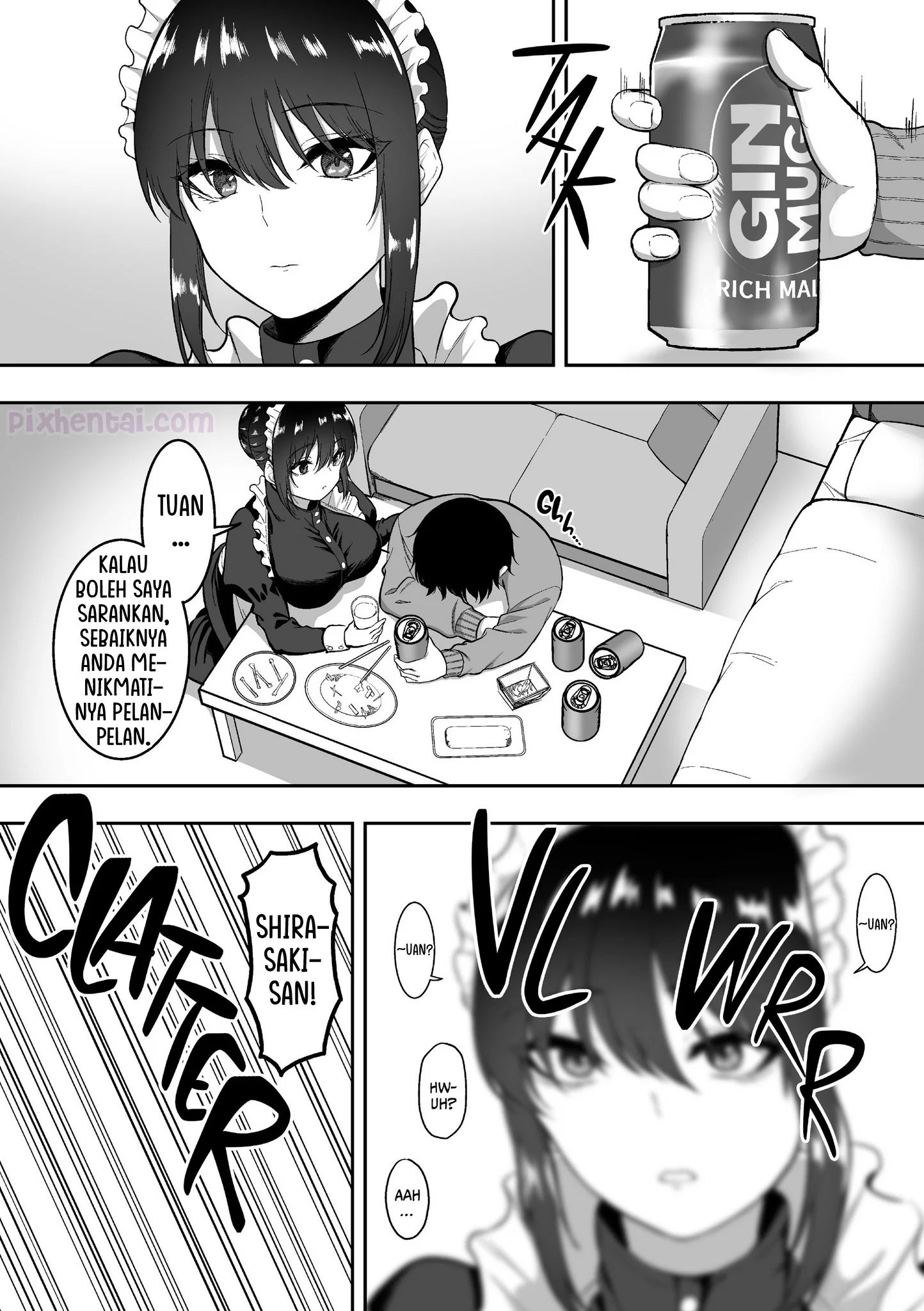 Komik hentai xxx manga sex bokep Maid no Shirasaki-san ni Gohoushi Shite Morau Hanashi part 3 page 9